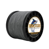 1500M 1640Yds Grey 6lb-100lb HERCULES PE Braid Fishing Line 4 Strands HERCULES