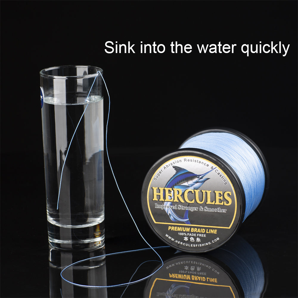 HERCULES No Fade Fishing Line Red 8 Strands PE Braided Fishing Line10LB-120LB HERCULES