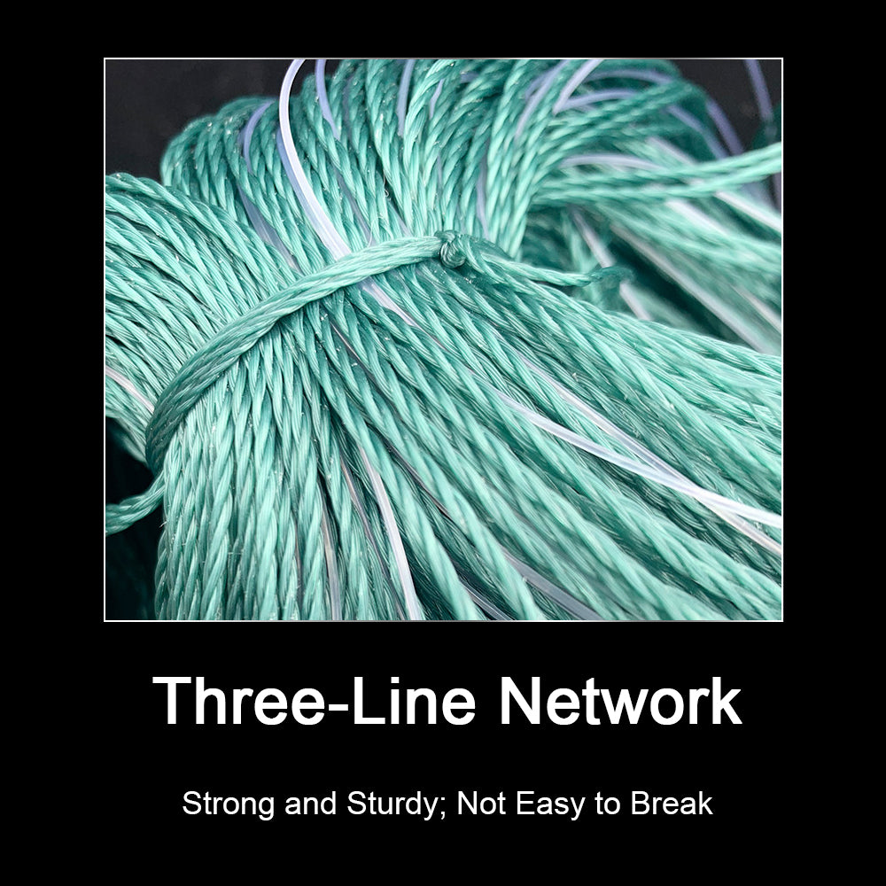 HERCULES Fishing Net 26m x 1.2m 2 Fingers Fishing Net with Float HERCULES