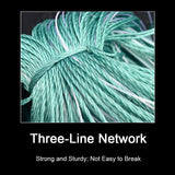 HERCULES Fishing Net 26m x 1.2m 2 Fingers Fishing Net with Float HERCULES