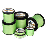 HERCULES 1000M 1094Yds Fluorescent Green 10lb-420lb PE Braid Fishing Line 12 Strands