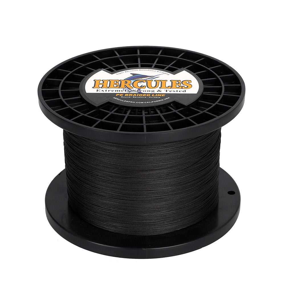 HERCULES 1000M 1094Yds Black 10lb-420lb PE Braid Fishing Line 12 Strands HERCULES