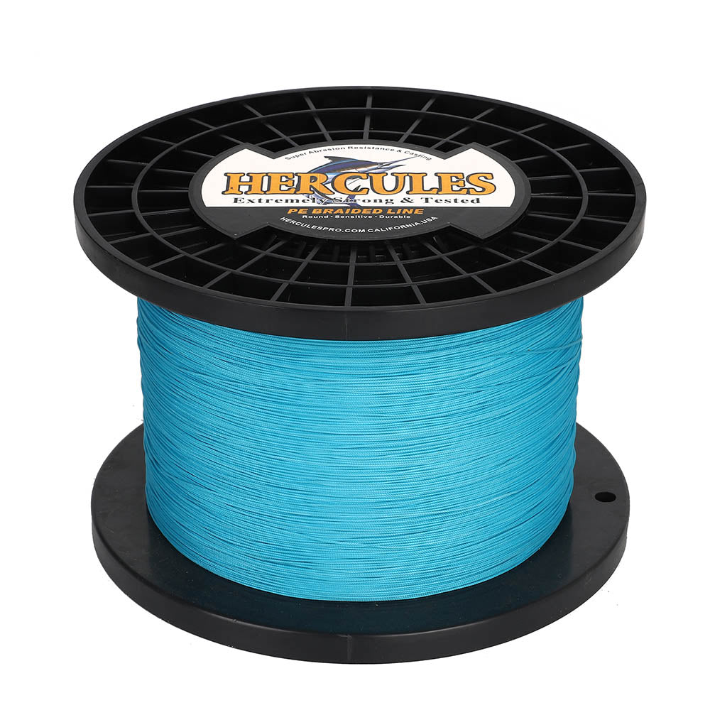 HERCULES 1000M 1094Yds Blue 10lb-420lb PE Braid Fishing Line 12 Strands HERCULES