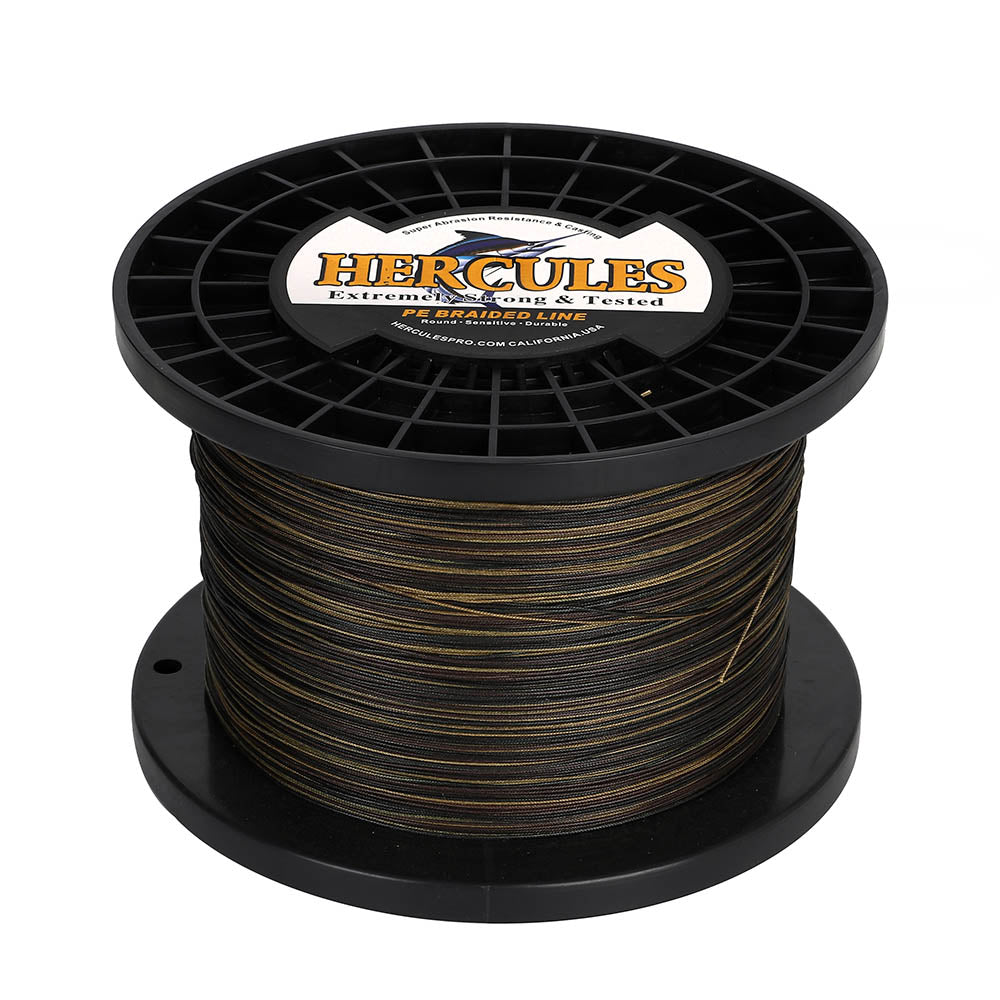 HERCULES 1000M 1094Yds Camouflage 10lb-420lb PE Braid Fishing Line 12 Strands HERCULES