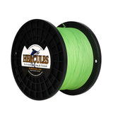 HERCULES 1500M 1640Yds Fluorescent Green 10lb-250lb PE Braid Fishing Line 12 Strands HERCULES