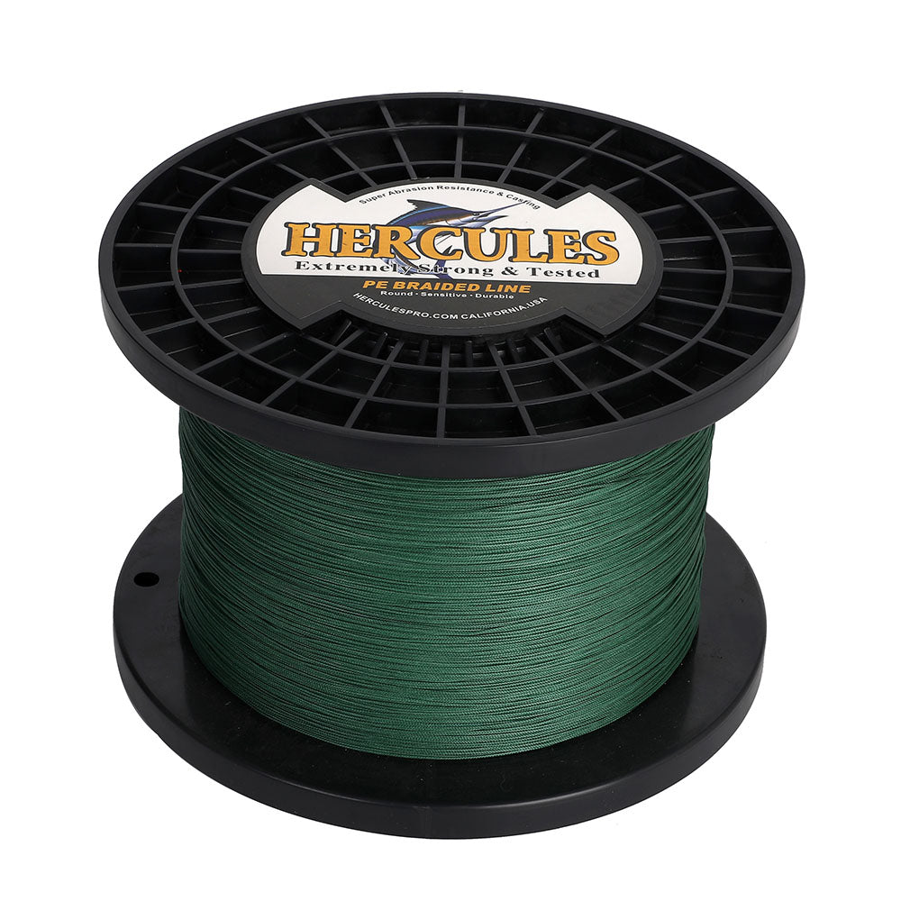 HERCULES 1000M 1094Yds Green 10lb-420lb PE Braid Fishing Line 12 Strands HERCULES