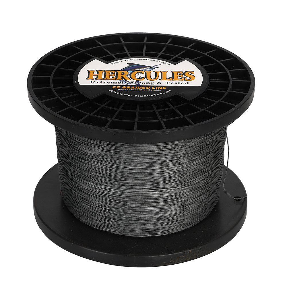 HERCULES 1000M 1094Yds Grey 10lb-420lb PE Braid Fishing Line 12 Strands HERCULES