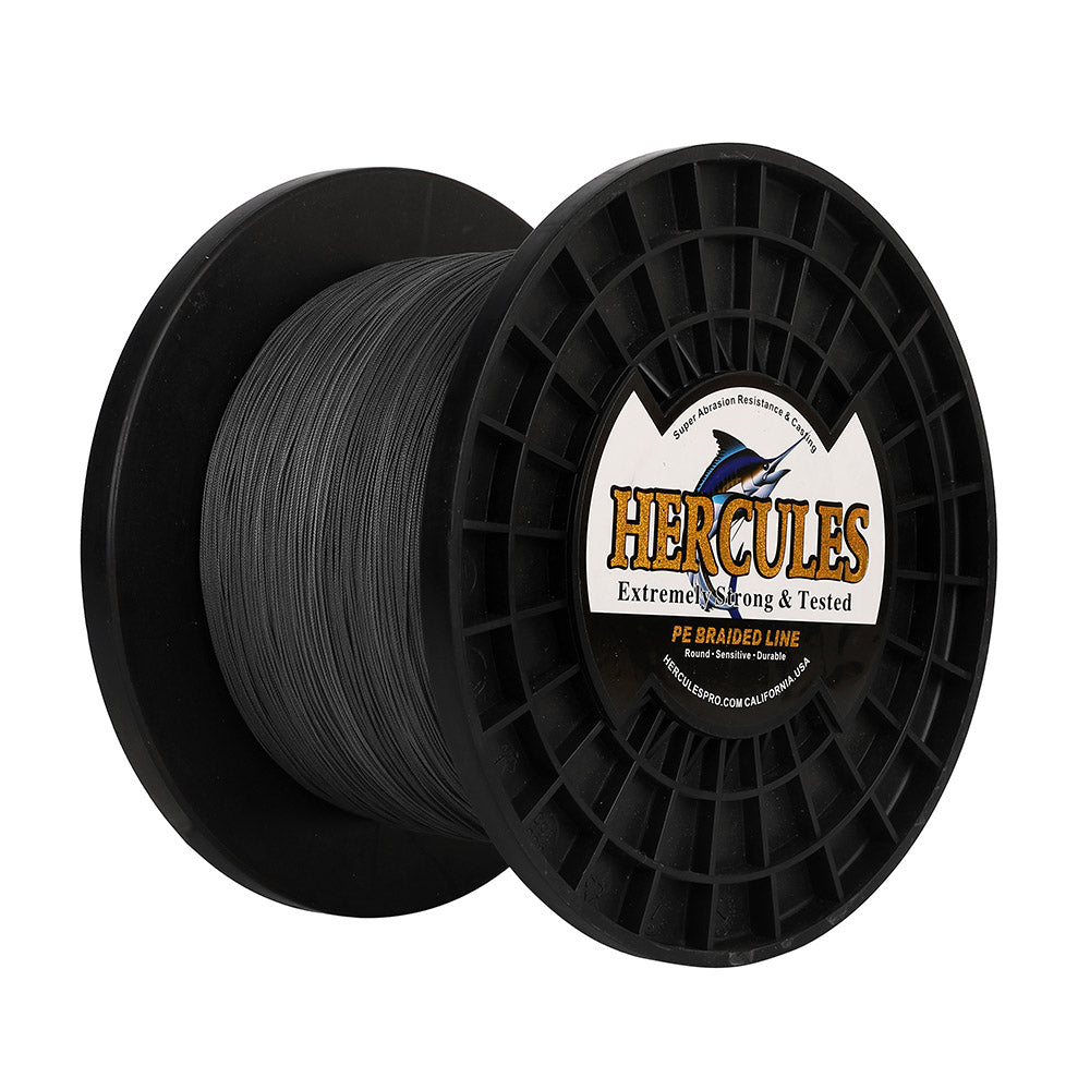 HERCULES 2000M 2187Yds Grey 10lb-250lb PE Braid Fishing Line 12 Strands HERCULES