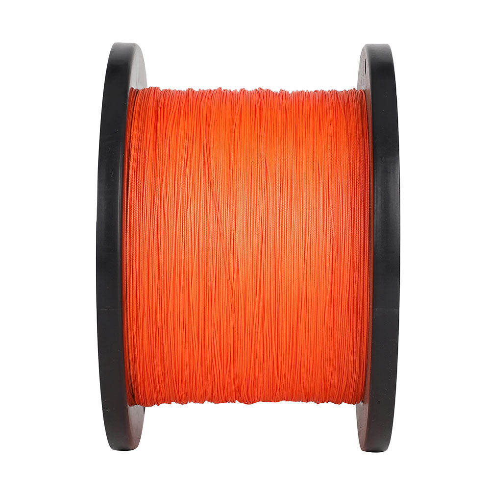 HERCULES 1000M 1094Yds Orange 10lb-420lb PE Braid Fishing Line 12 Strands HERCULES