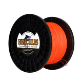 HERCULES 1500M 1640Yds Orange 10lb-250lb PE Braid Fishing Line 12 Strands HERCULES