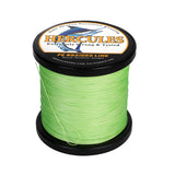 HERCULES 300M 328Yds Fluorescent Green 10lb-420lb PE Braid Fishing Line 12 Strands HERCULES