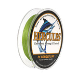 HERCULES 300M 328Yds Army Green 10lb-420lb PE Braid Fishing Line 12 Strands HERCULES