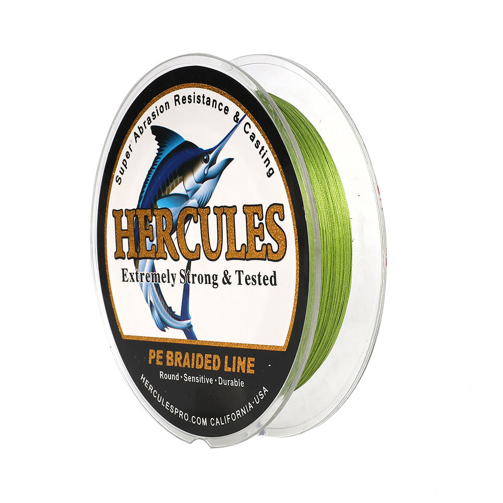 HERCULES 100M 109Yds Army Green 10lb-420lb PE Braid Fishing Line 12 Strands HERCULES