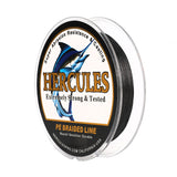 HERCULES 100M 109Yds Black 10lb-420lb PE Braid Fishing Line 12 Strands