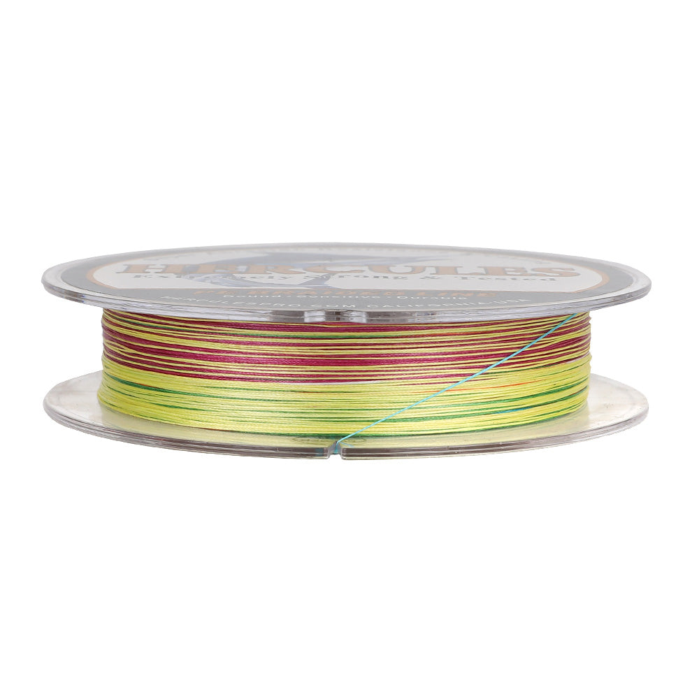 HERCULES 300M 328Yds Multicolor 10lb-420lb PE Braid Fishing Line 12 Strands HERCULES