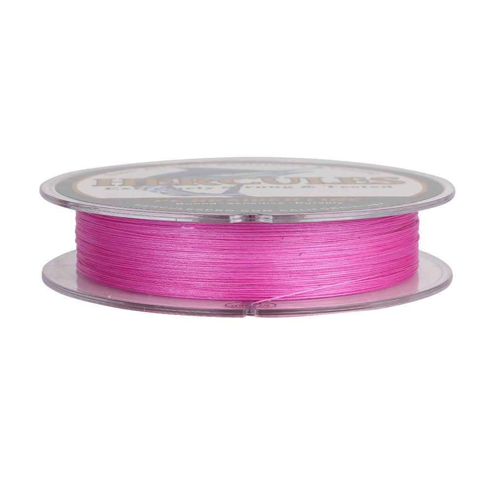 HERCULES 300M 328Yds Pink 10lb-420lb PE Braid Fishing Line 12 Strands HERCULES