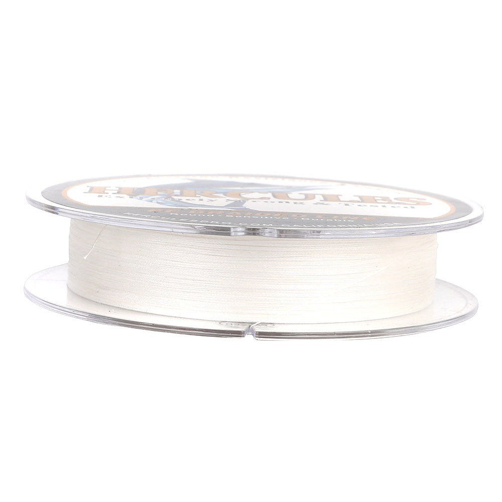 HERCULES 300M 328Yds White 10lb-420lb PE Braid Fishing Line 12 Strands HERCULES
