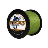 HERCULES 1000M 1094Yds Army Green 10lb-420lb PE Braid Fishing Line 12 Strands HERCULES