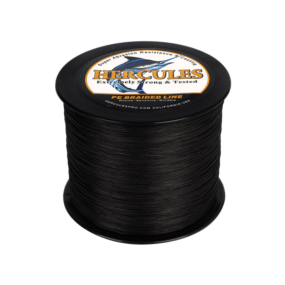 HERCULES 500M 547Yds Black 10lb-420lb PE Braid Fishing Line 12 Strands HERCULES