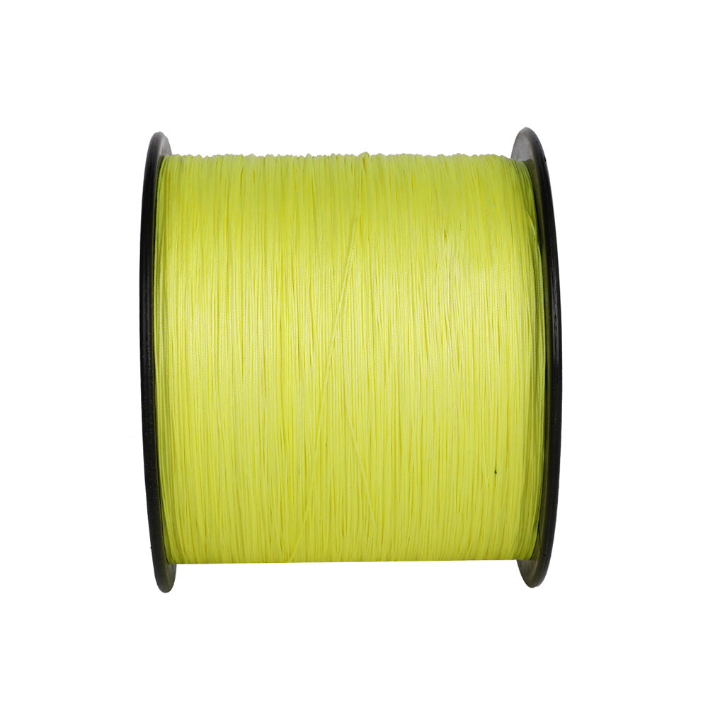 HERCULES 1500M 1640Yds Fluorescent Yellow 10lb-250lb PE Braid Fishing Line 12 Strands HERCULES