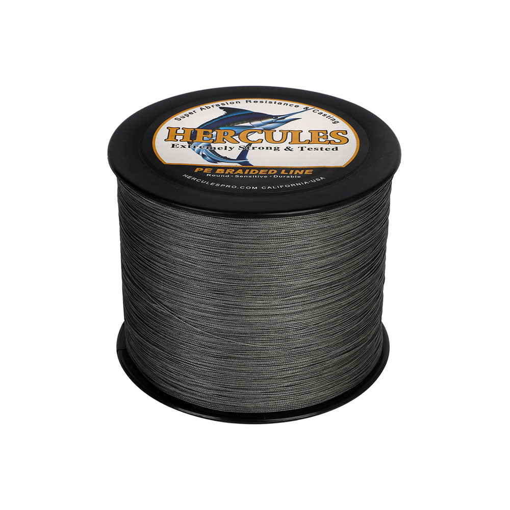 HERCULES 500M 547Yds Grey 10lb-420lb PE Braid Fishing Line 12 Strands HERCULES