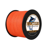 HERCULES 2000M 2187Yds Orange 10lb-250lb PE Braid Fishing Line 12 Strands HERCULES