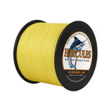HERCULES 2000M 2187Yds Yellow 10lb-250lb PE Braid Fishing Line 12 Strands HERCULES
