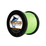 HERCULES 1000M 1094Yds Fluorescent Green 10lb-420lb PE Braid Fishing Line 12 Strands HERCULES
