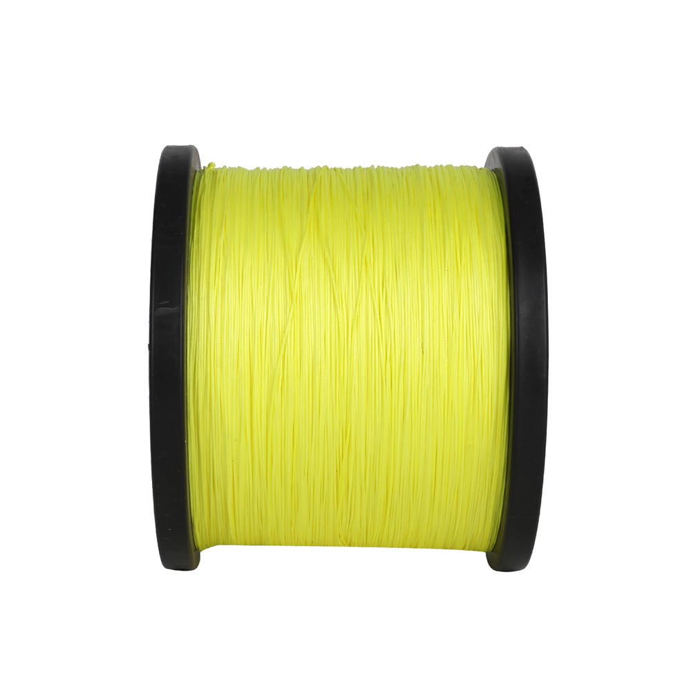 HERCULES 1500M 1640Yds Fluorescent Yellow 10lb-250lb PE Braid Fishing Line 12 Strands HERCULES