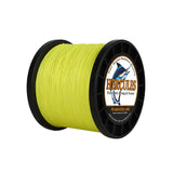 HERCULES 2000M 2187Yds Fluorescent Yellow 10lb-250lb PE Braid Fishing Line 12 Strands HERCULES