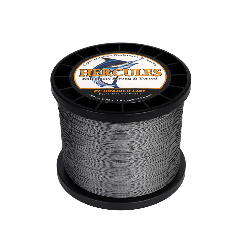 HERCULES 500M 547Yds Grey 10lb-420lb PE Braid Fishing Line 12 Strands HERCULES
