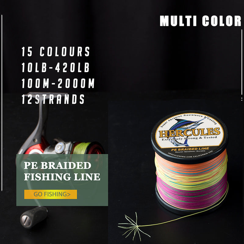 12 Strands Braided Fishing Line