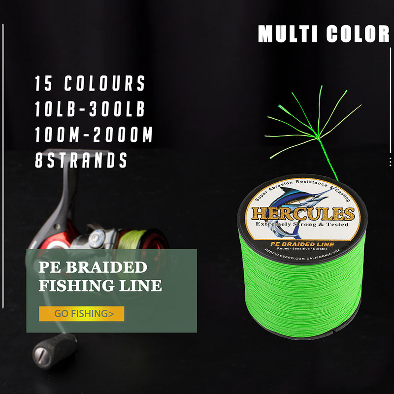 8 Strands Braided Fishing Line