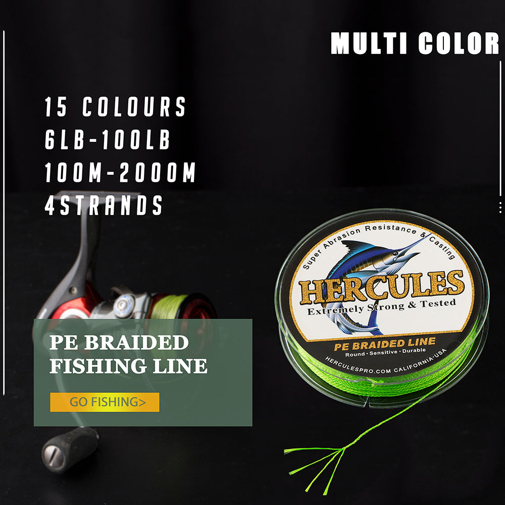 4 Strands Braided Fishing Line