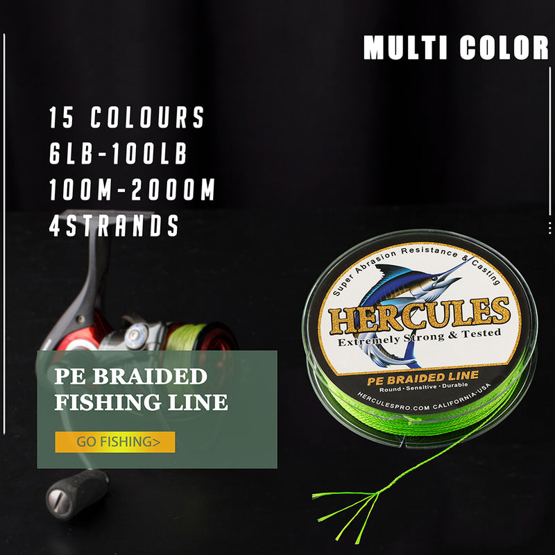 4 Strands Braided Fishing Line