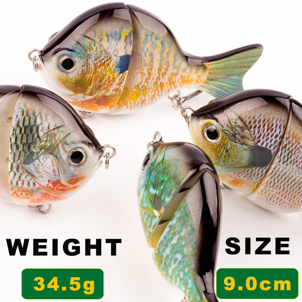 HERCULES 2-jointed Singking Lure Sunfish Lures Fishing Lure HERCULES