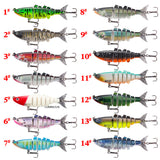 HERCULES 4.33" Multi-jointed Sinking Fishing Lure HERCULES