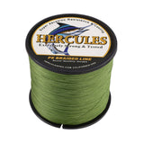 HERCULES 100M-2000M Army Green 10lb-300lb PE Braided Fishing Line 8 Strands HERCULES