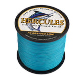 HERCULES 100M-2000M Blue 10lb-300lb PE Braided Fishing Line 8 Strands HERCULES