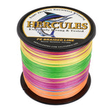 HERCULES 100M-2000M Multicolor 10lb-300lb PE Braided Fishing Line 8 Strands HERCULES