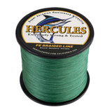 HERCULES 100M-2000M Green 10lb-300lb PE Braided Fishing Line 8 Strands HERCULES