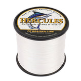 HERCULES 100M-2000M White 10lb-300lb PE Braided Fishing Line 8 Strands HERCULES