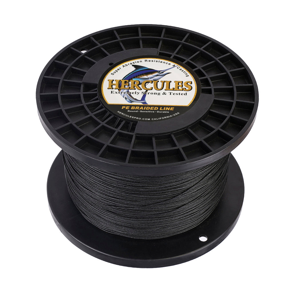 HERCULES 100M-2000M Black 10lb-300lb PE Braided Fishing Line 8 Strands HERCULES