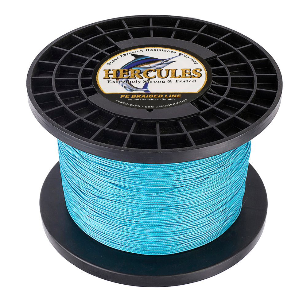 HERCULES 100M-2000M Blue 10lb-300lb PE Braided Fishing Line 8 Strands HERCULES