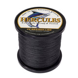HERCULES 100M-2000M Black 6lb-100lb PE Braided Fishing Line 4 Strands HERCULES
