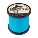 HERCULES 100M-2000M Blue 6lb-100lb PE Braided Fishing Line 4 Strands HERCULES