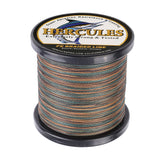 HERCULES 100M-2000M Camouflage 6lb-100lb PE Braided Fishing Line 4 Strands HERCULES
