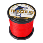 HERCULES 100M-2000M Red 6lb-100lb PE Braided Fishing Line 4 Strands HERCULES