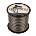 HERCULES 100M-2000M Camouflage 6lb-100lb PE Braided Fishing Line 4 Strands HERCULES