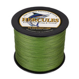 HERCULES 100M-2000M Army Green 10lb-300lb PE Braided Fishing Line 8 Strands HERCULES